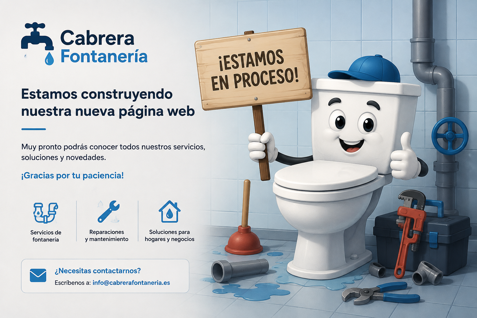 Cabrera Fontanería - Página web en construcción